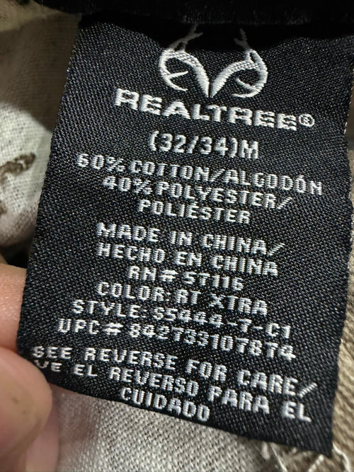 Camo Cargo Pants 32/34