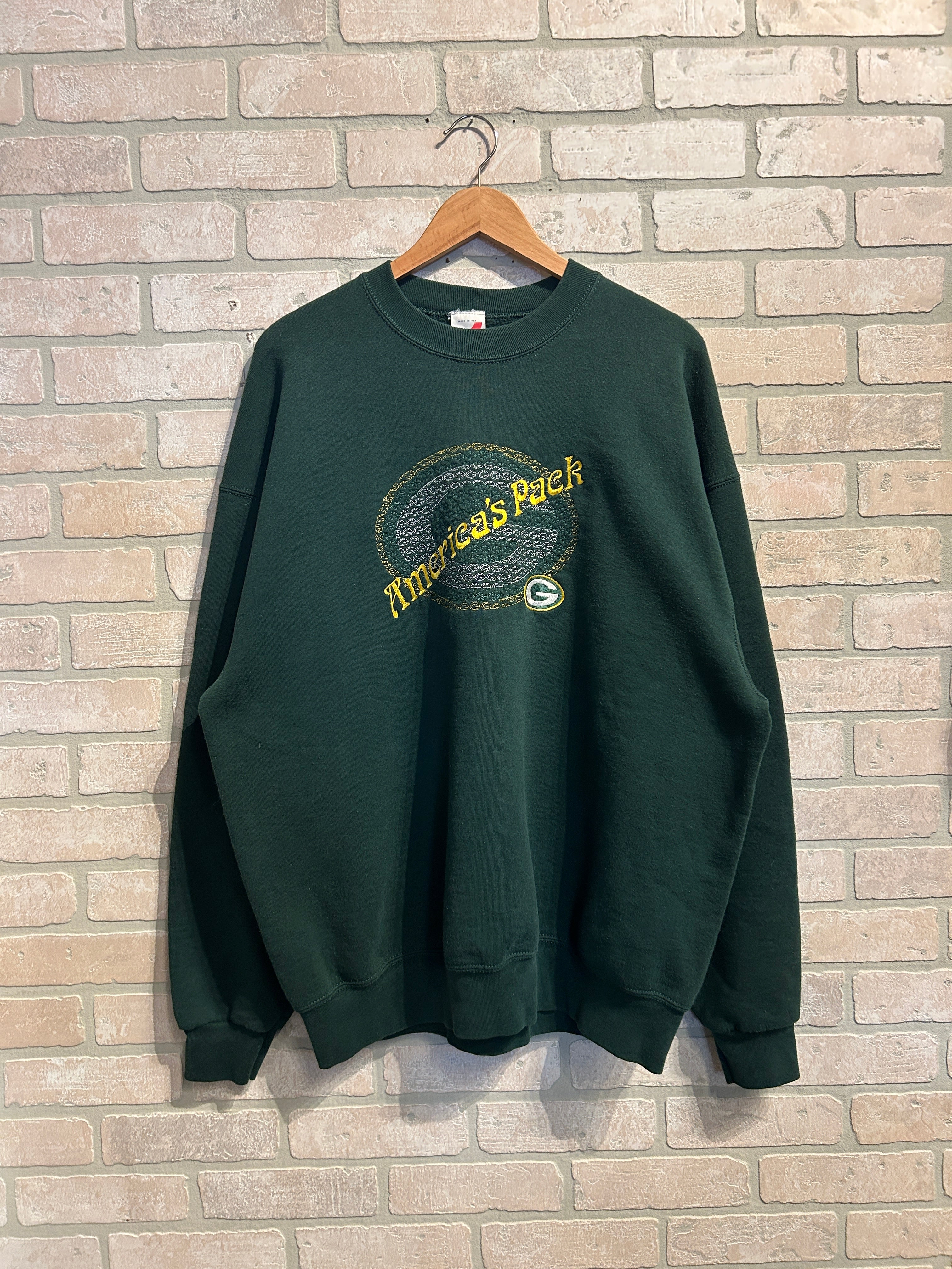 Vintage Green Bay Packers Crewneck XXL