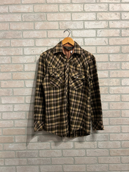 Vintage Brown Flannel S