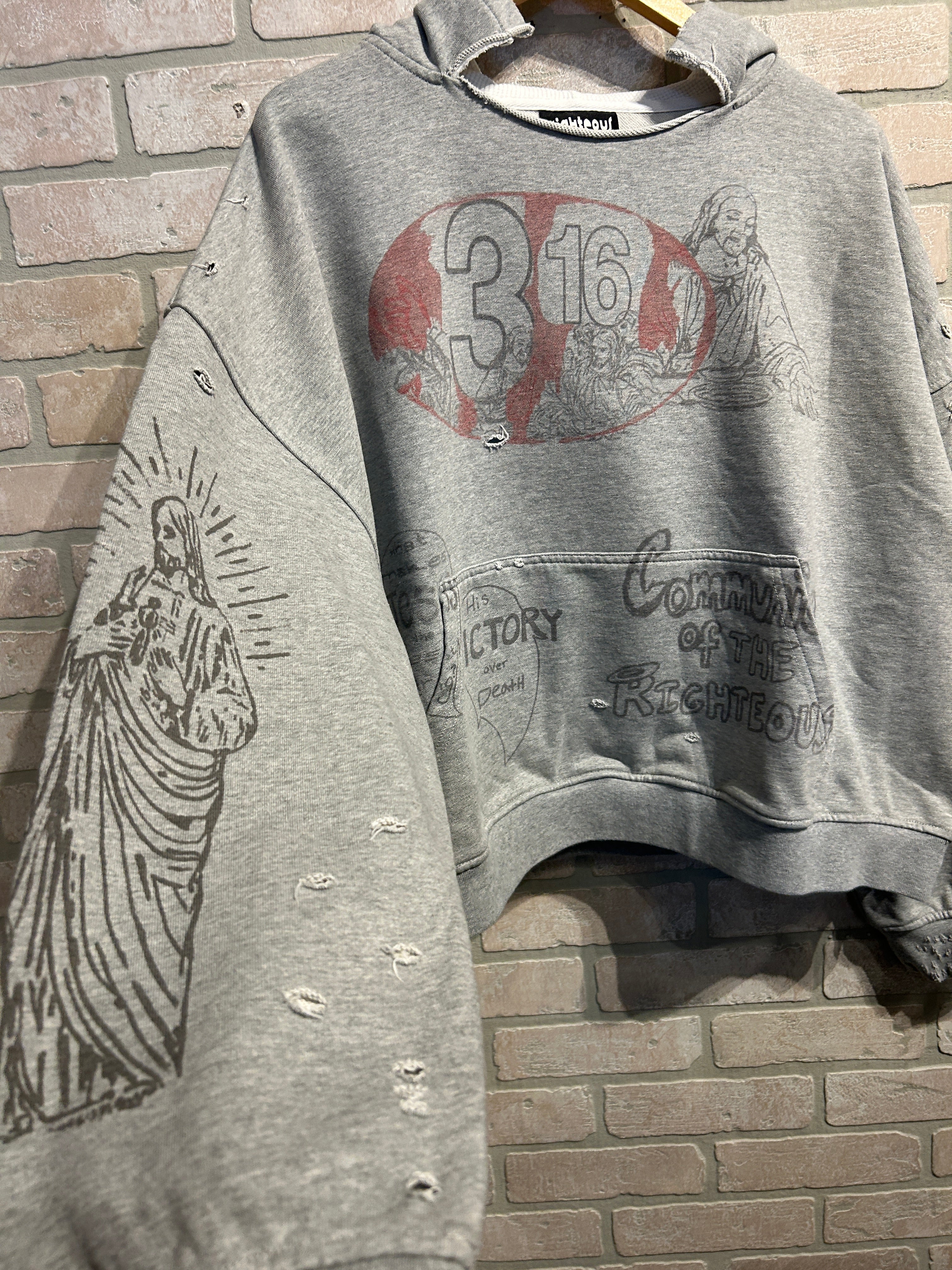 Righteous Sketch Hoodie L,XL,XXL