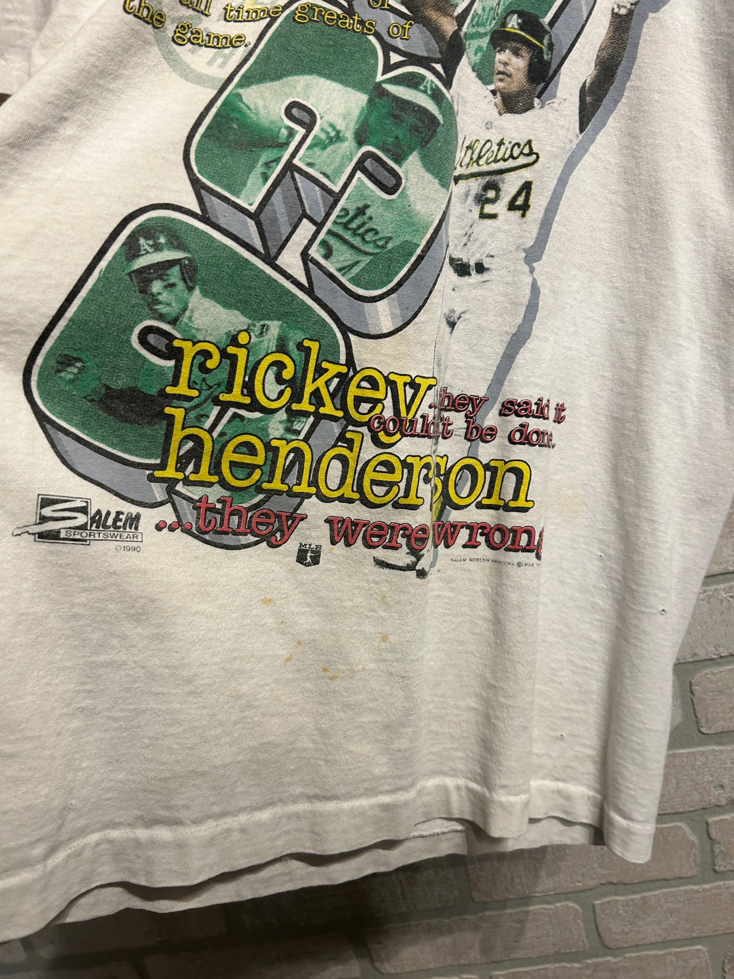 Vintage Oakland A’s Tee M