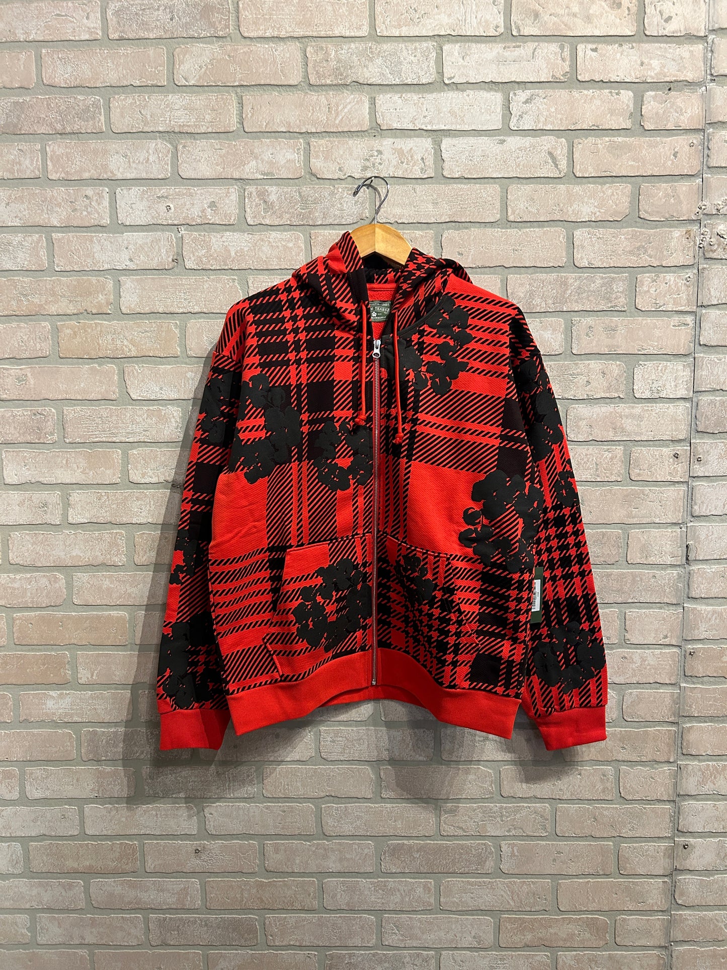 Denim Tears Plaid Hoodie M