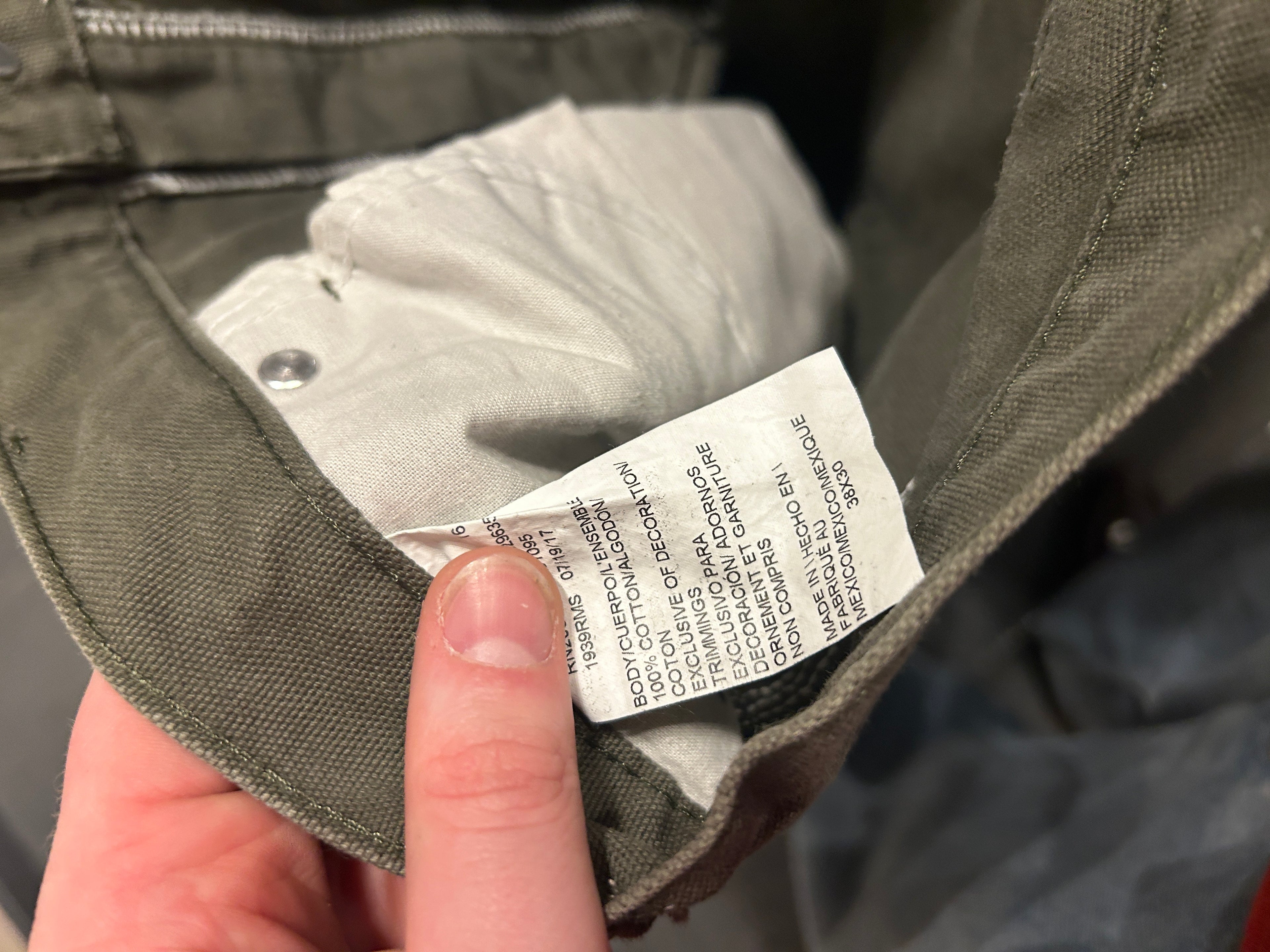 Olive Green Dickies 38x30