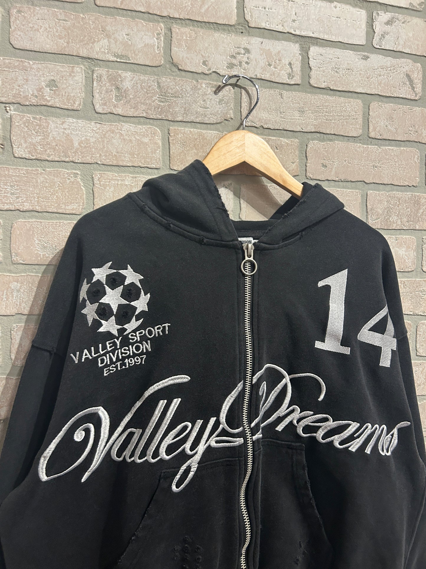 Vale Zip Up Hoodie XL fits L