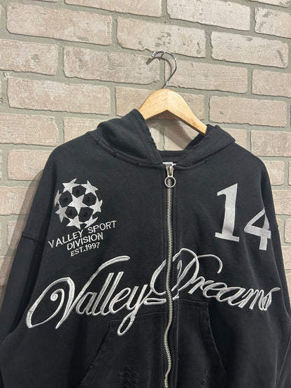 Vale Zip Up Hoodie XL fits L