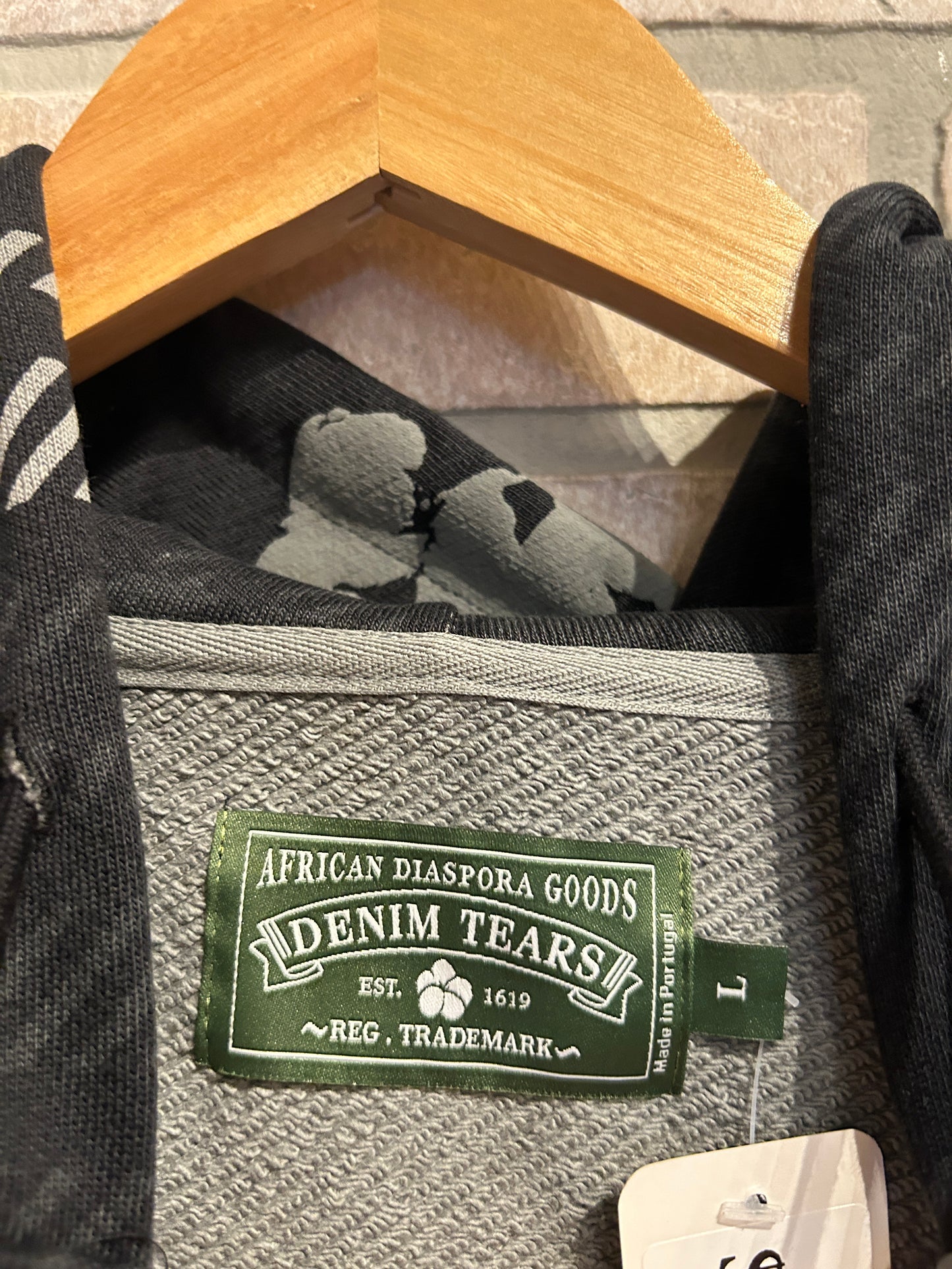 Denim Tears Plaid Hoodie L & XL