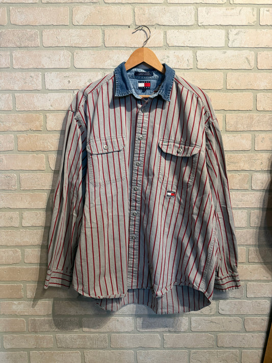 Vintage Tommy Hilfiger Button Up L