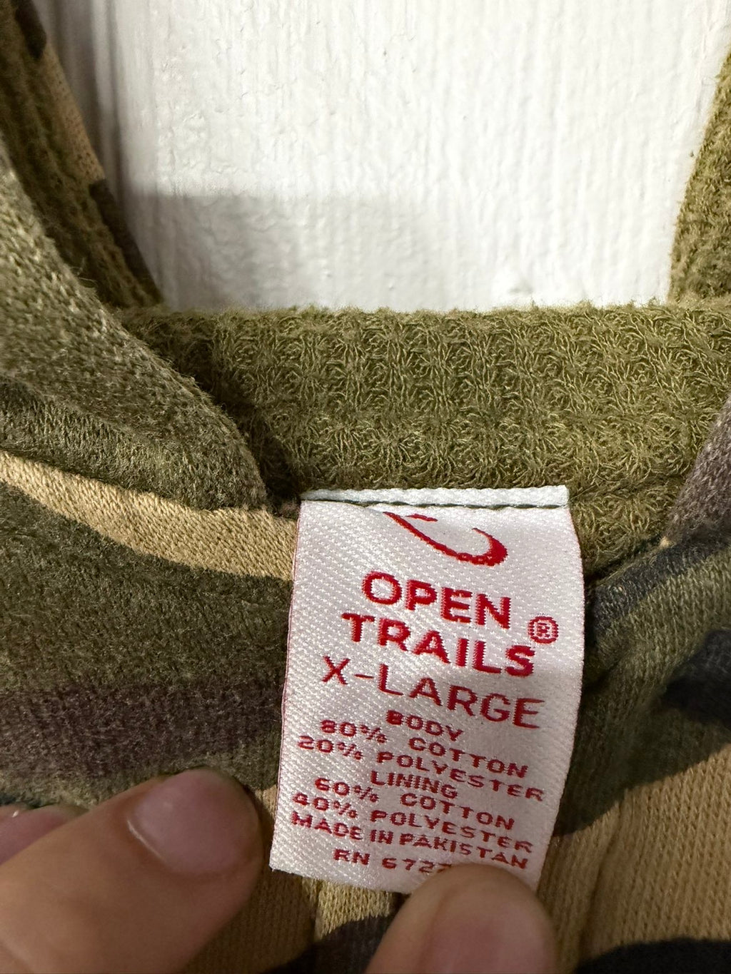 Vintage Camo Hoodie XL