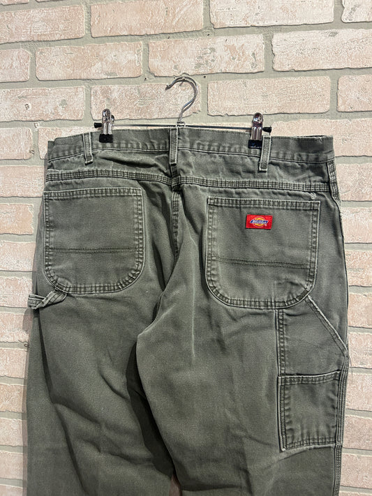 Olive Dickies Cargo Pants 38x32