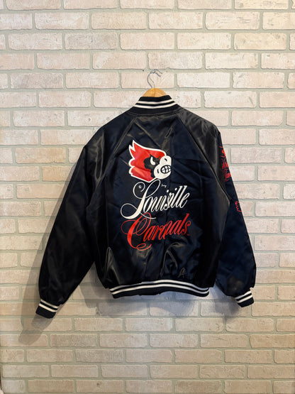 Vintage Louisville Cardinals Satin Jacket L