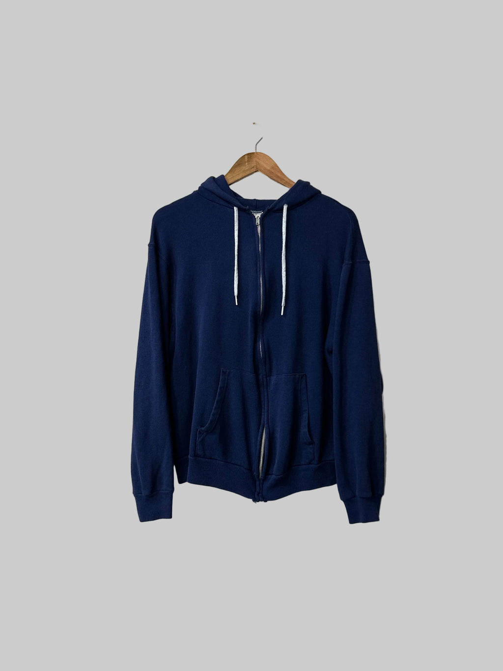 Vintage Zip Hoodie L