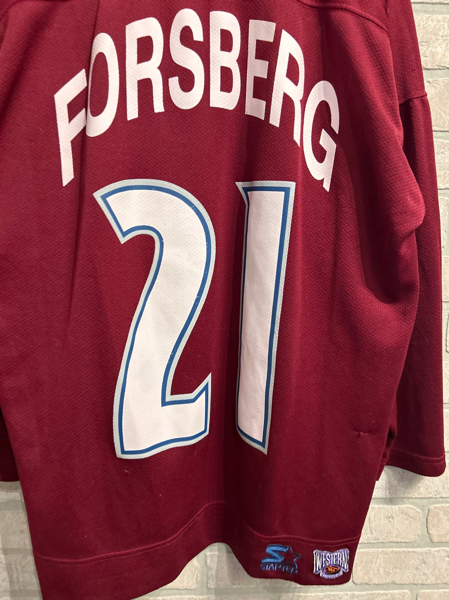 Vintage Avalanche Hockey Jersey XL