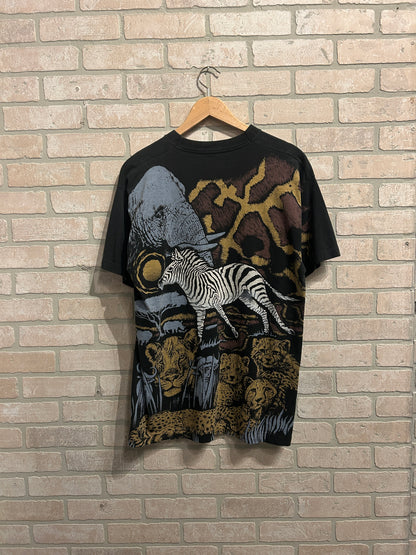 Vintage Animal AOP Tee L