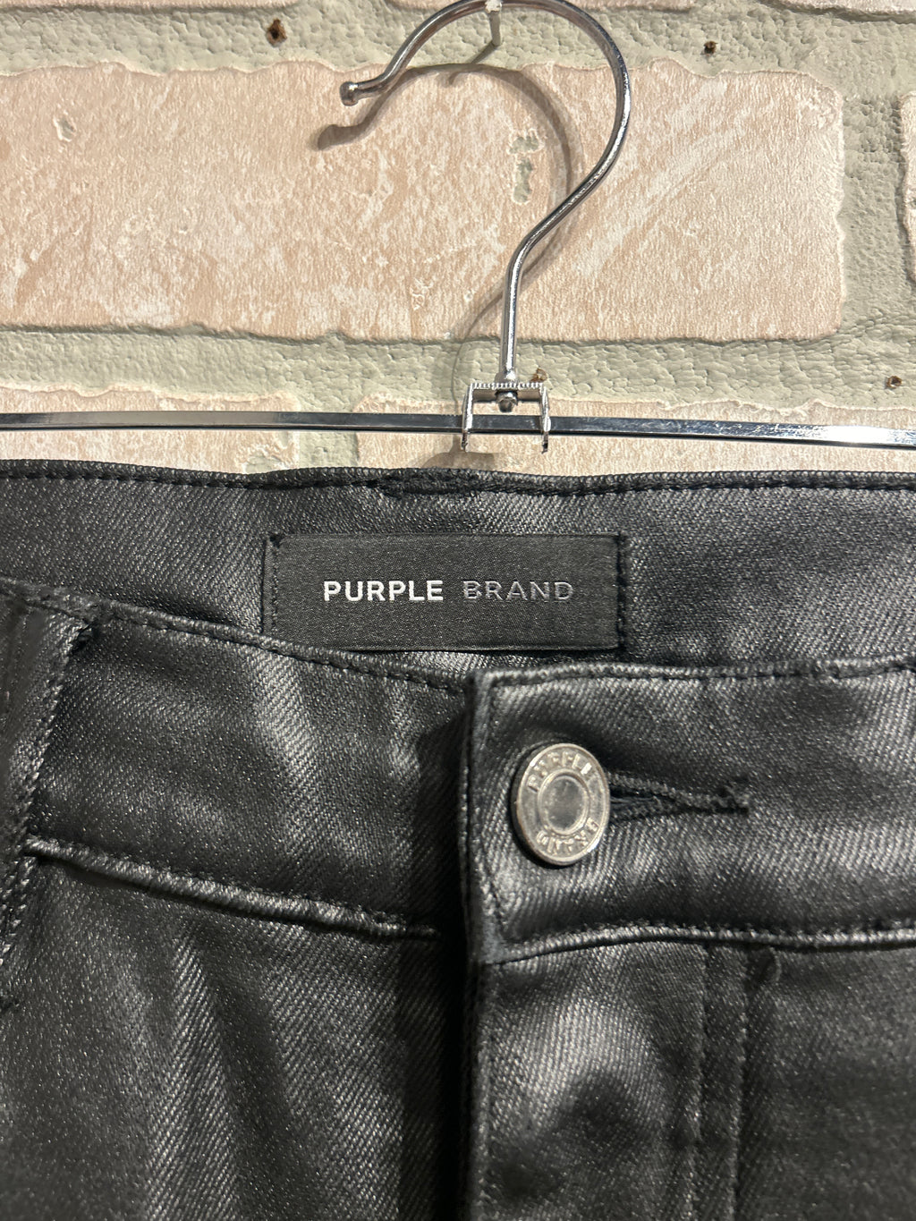 Purple Leather Pants 32
