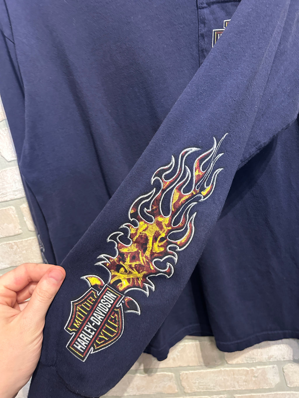 Harley Davidson Flame Longsleeve L
