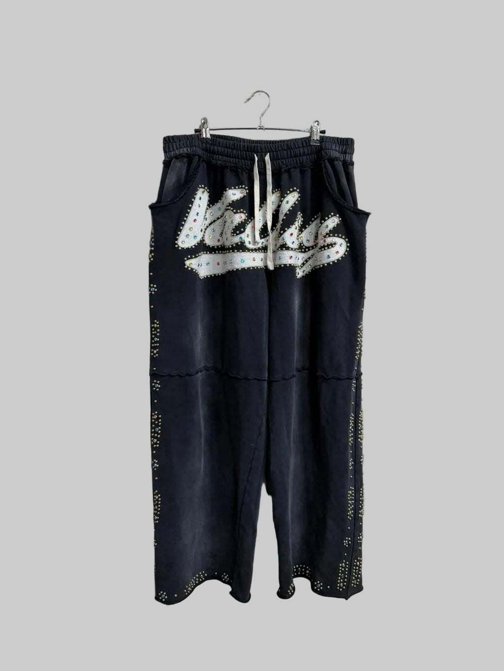 Vale Rhinestone Sweat pants L