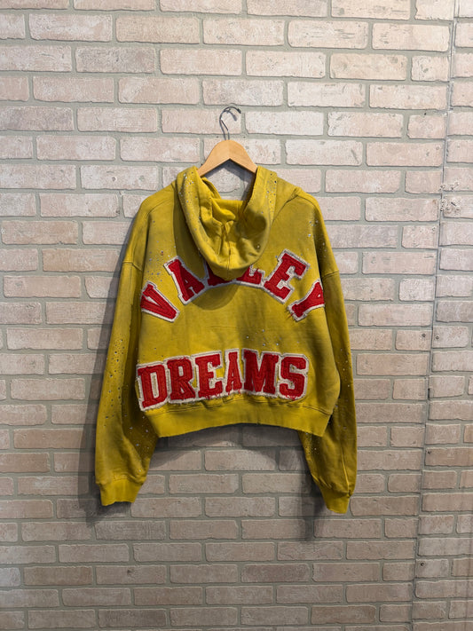 Vale Crystal Zip Up Hoodie L