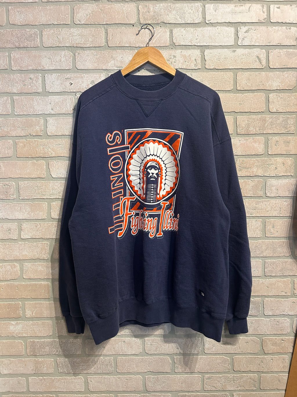 Vintage Illinois Crewneck XXL