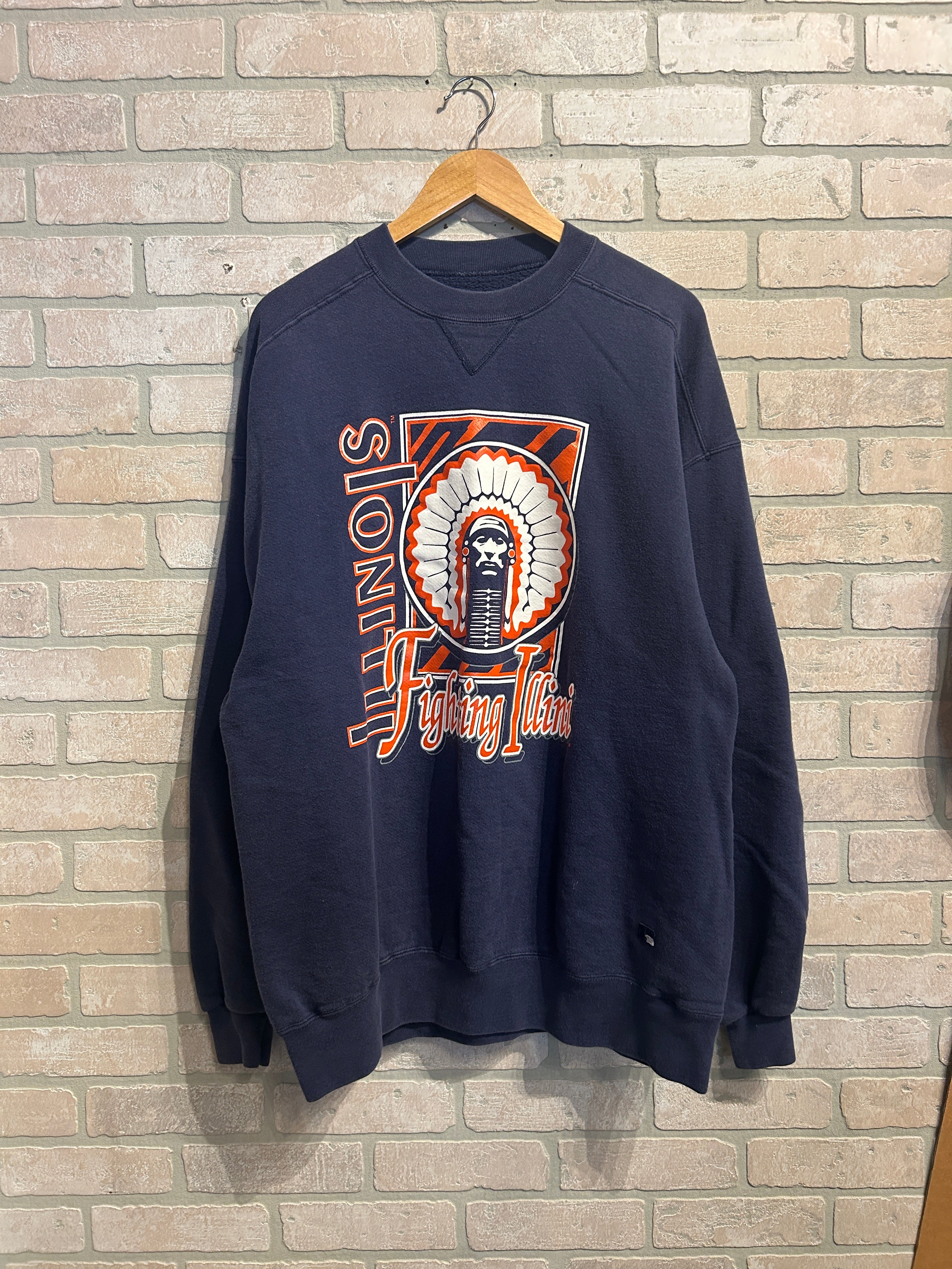 Vintage Illinois Crewneck XXL