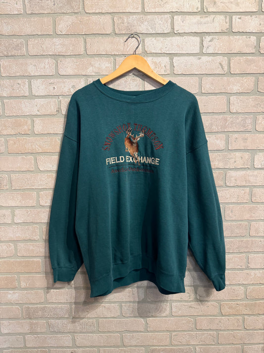 Vintage Deer Crewneck XL