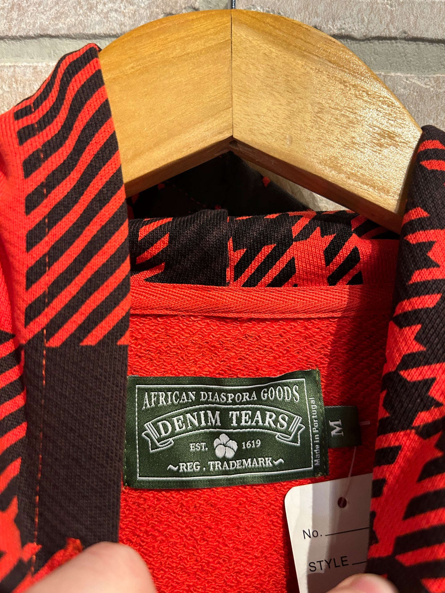 Denim Tears Plaid Hoodie M