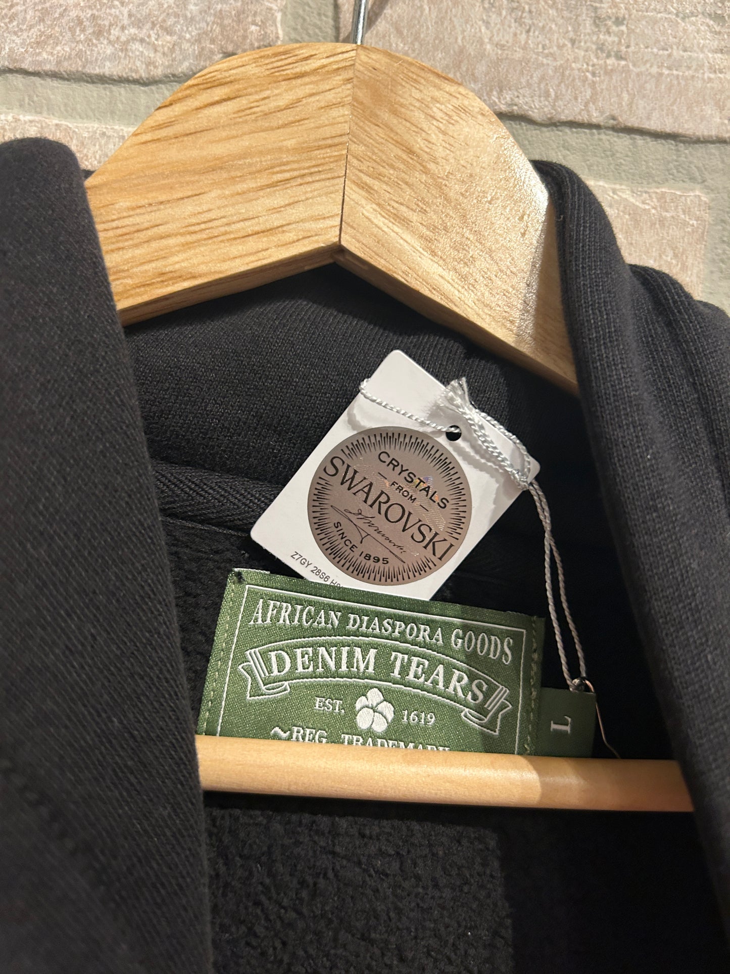 Denim Tears Swarovski Hoodie L