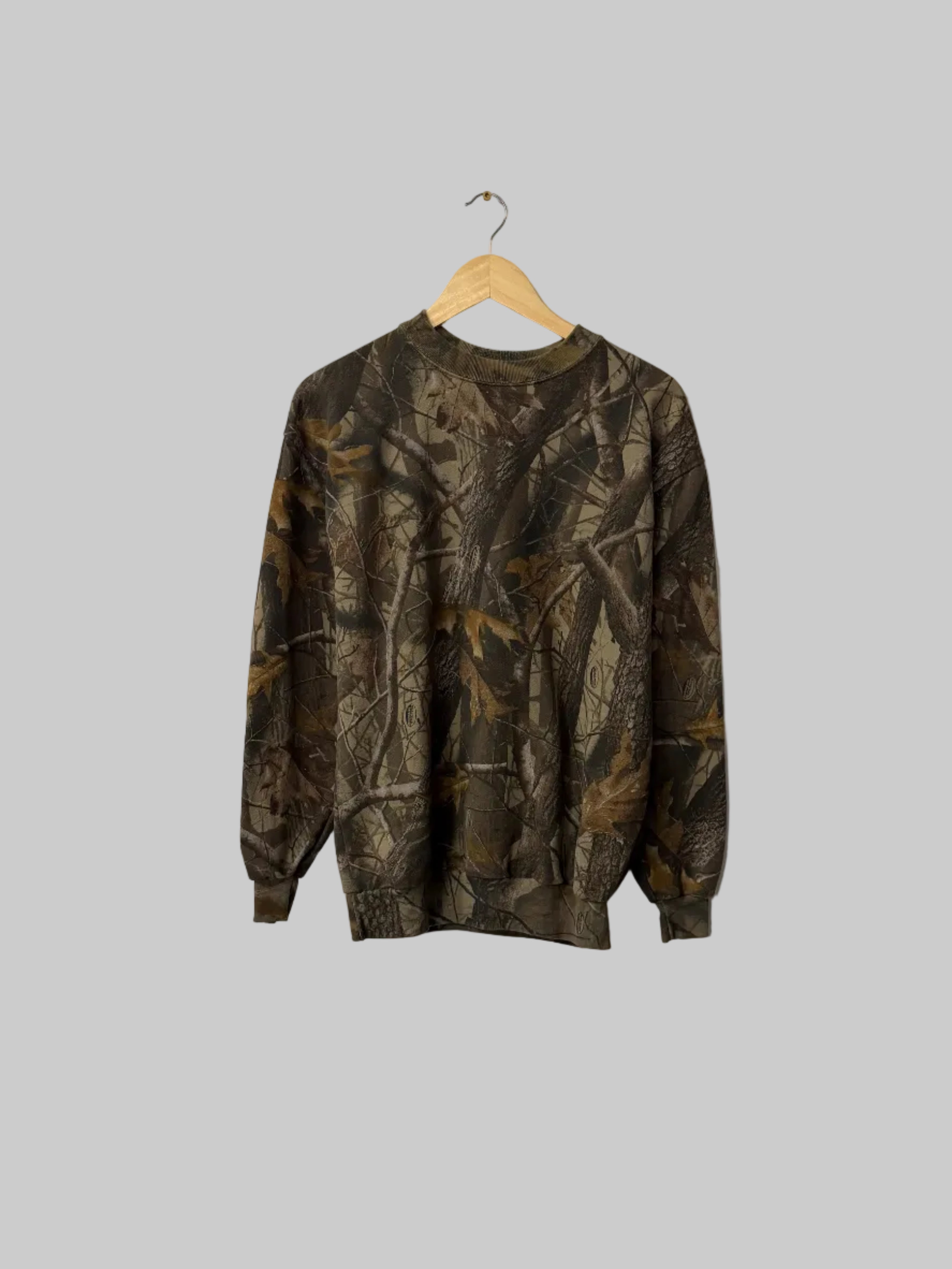 Vintage Camo Crewneck M