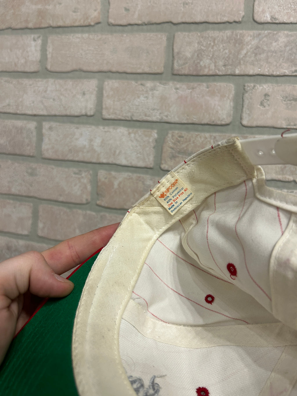 Vintage Coca Cola Pinstriped Hat