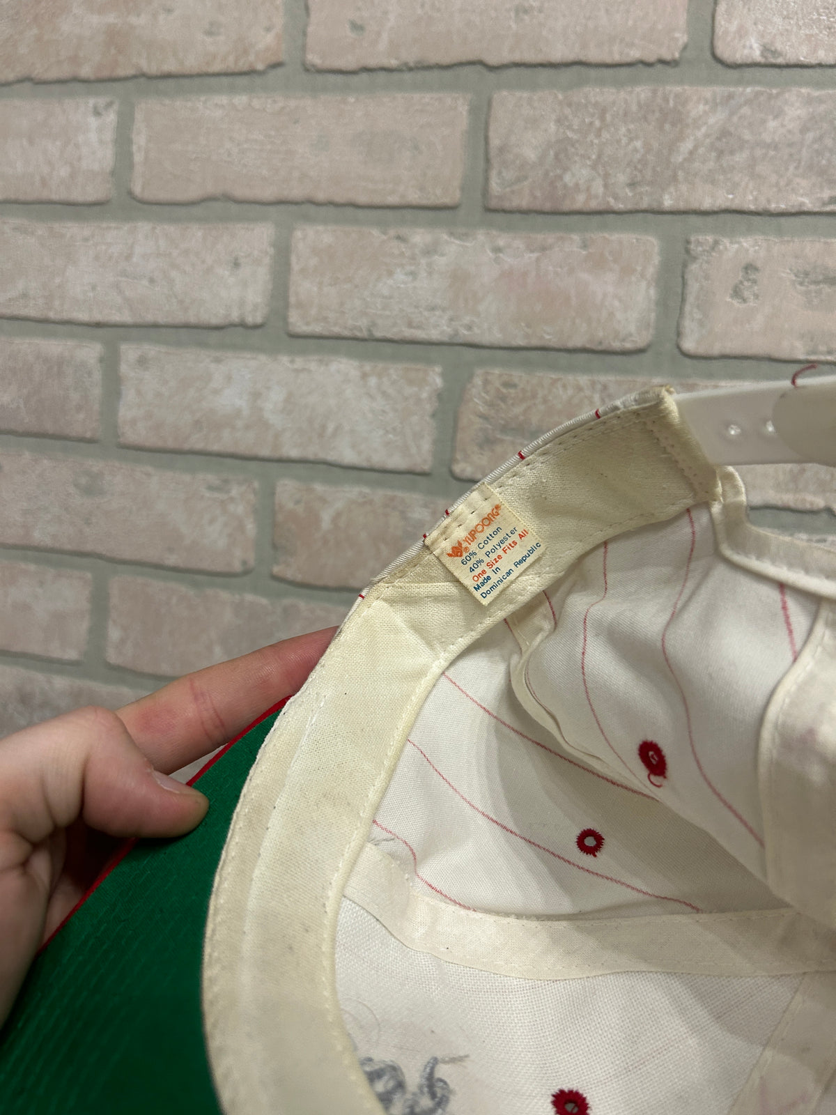Vintage Coca Cola Pinstriped Hat