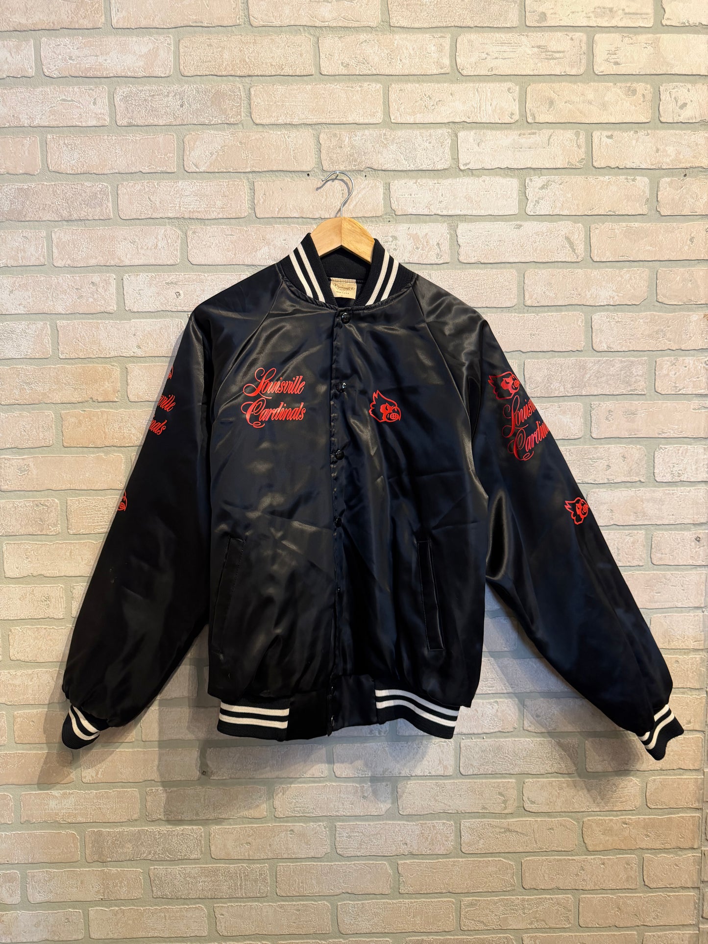Vintage Louisville Cardinals Satin Jacket L
