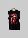 Vintage Rolling Stones Cut Off Tee M