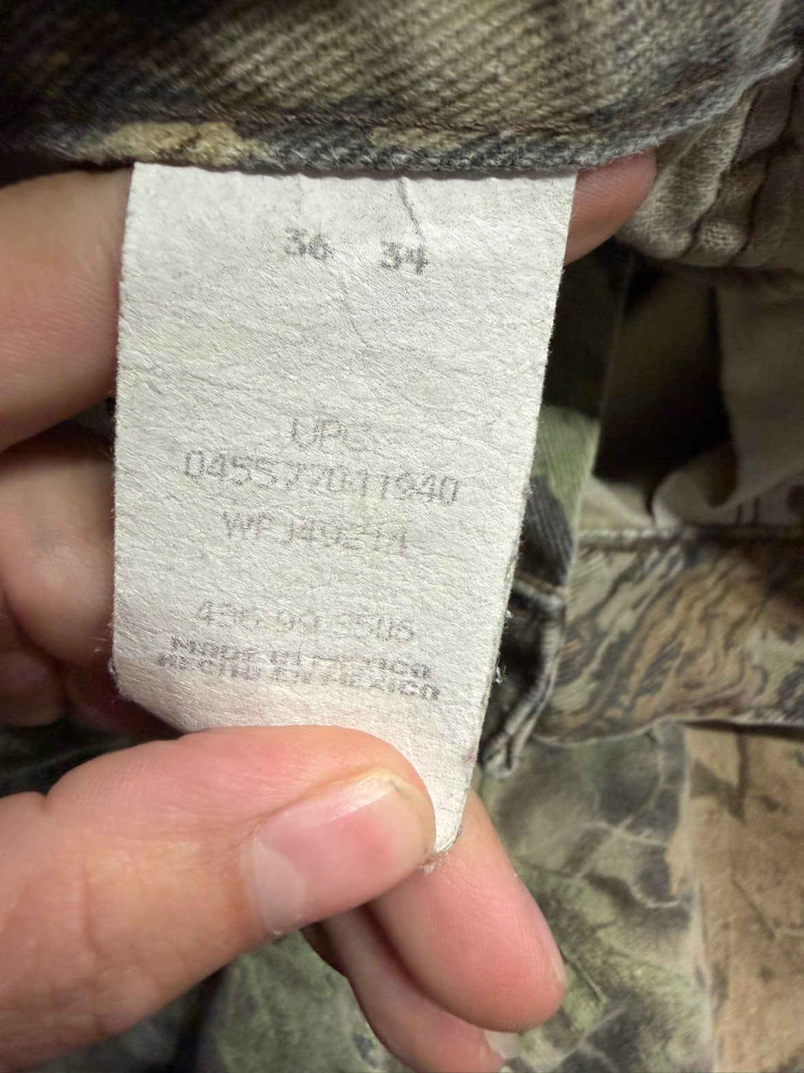 Vintage Camo Pants 34