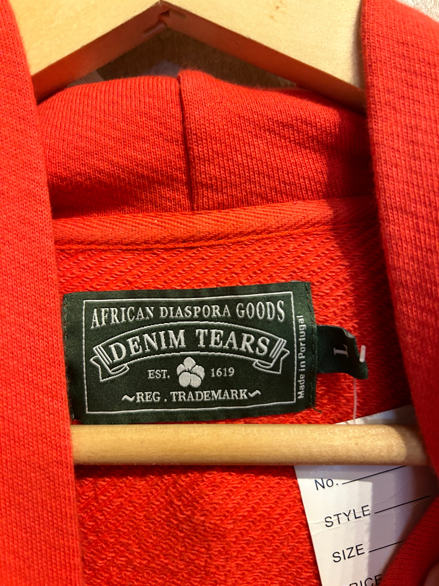 Red Denim Tears Hoodie