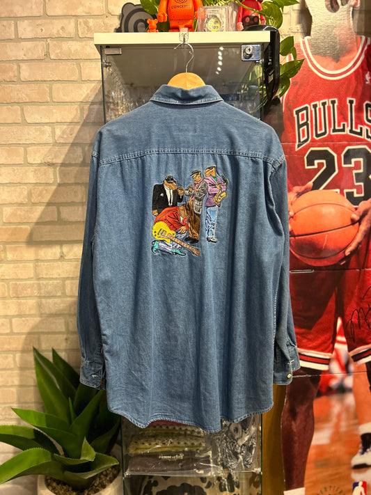 Vintage Camel Jean Jacket L