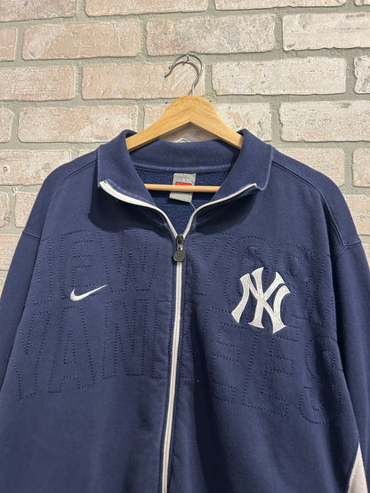 Vintage NY Yankees Zip Up XXL