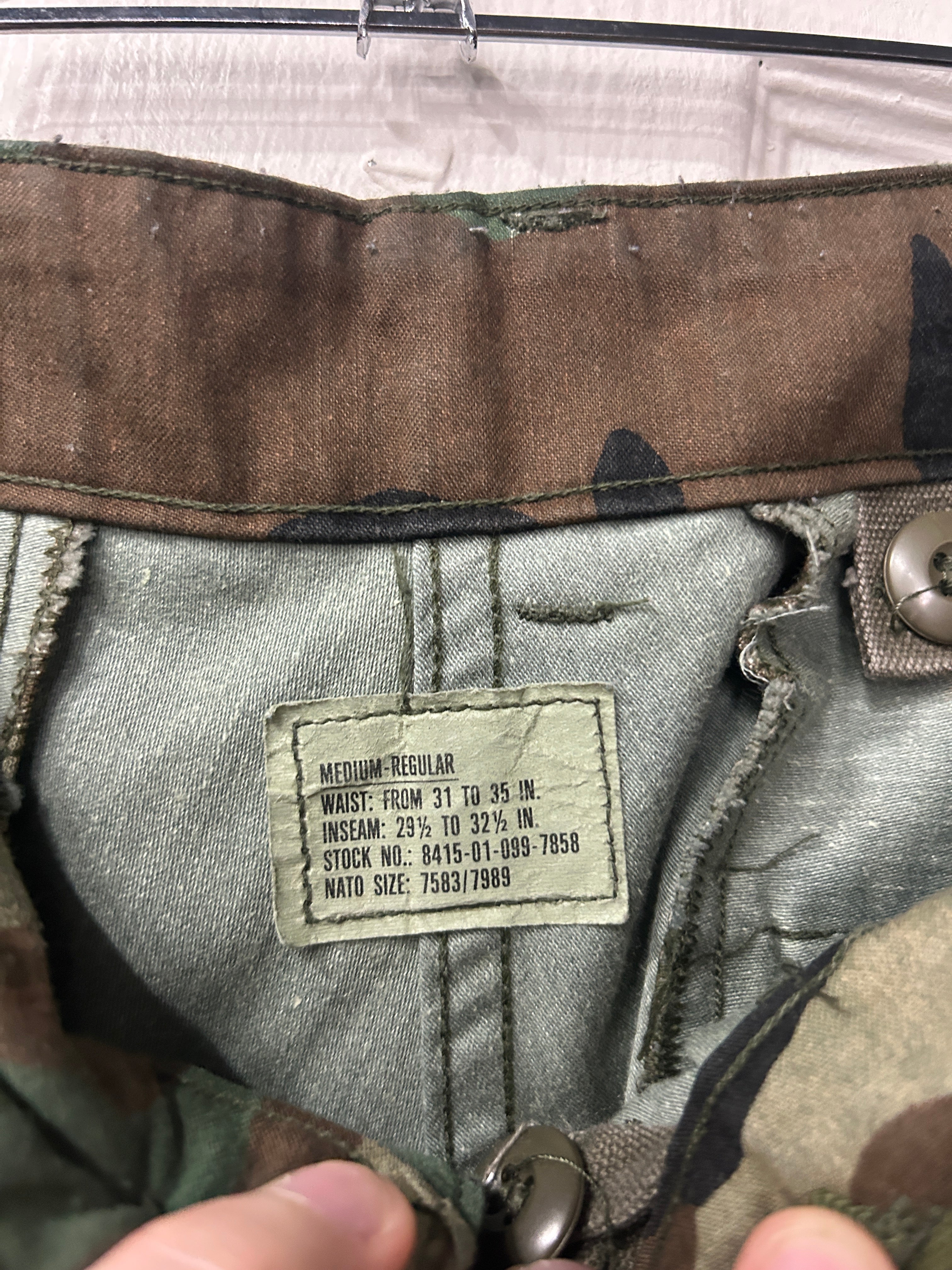 Military Camo Shorts 34W