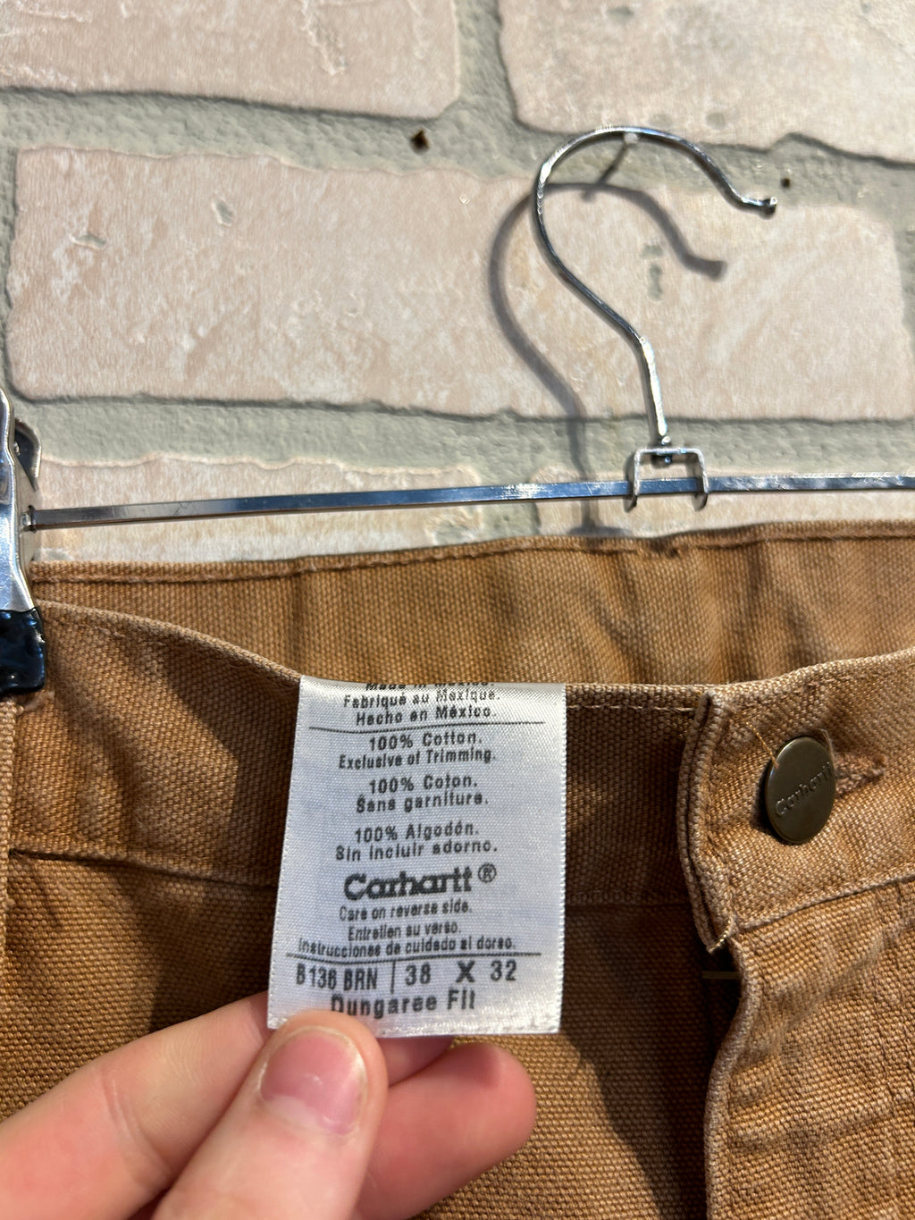 Vintage Carhartt Double Knees 38x32