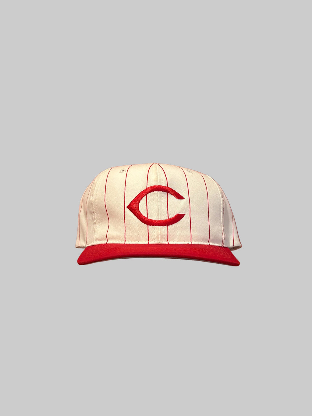 Vintage Pinstriped Reds Hat