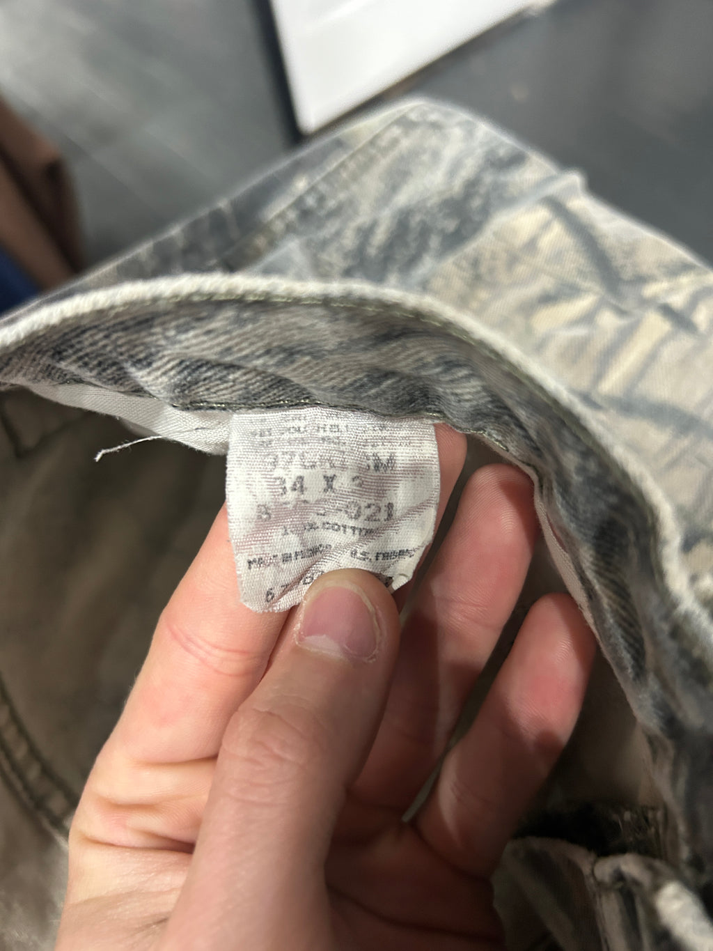 Camo Double Knee Pants 34x32
