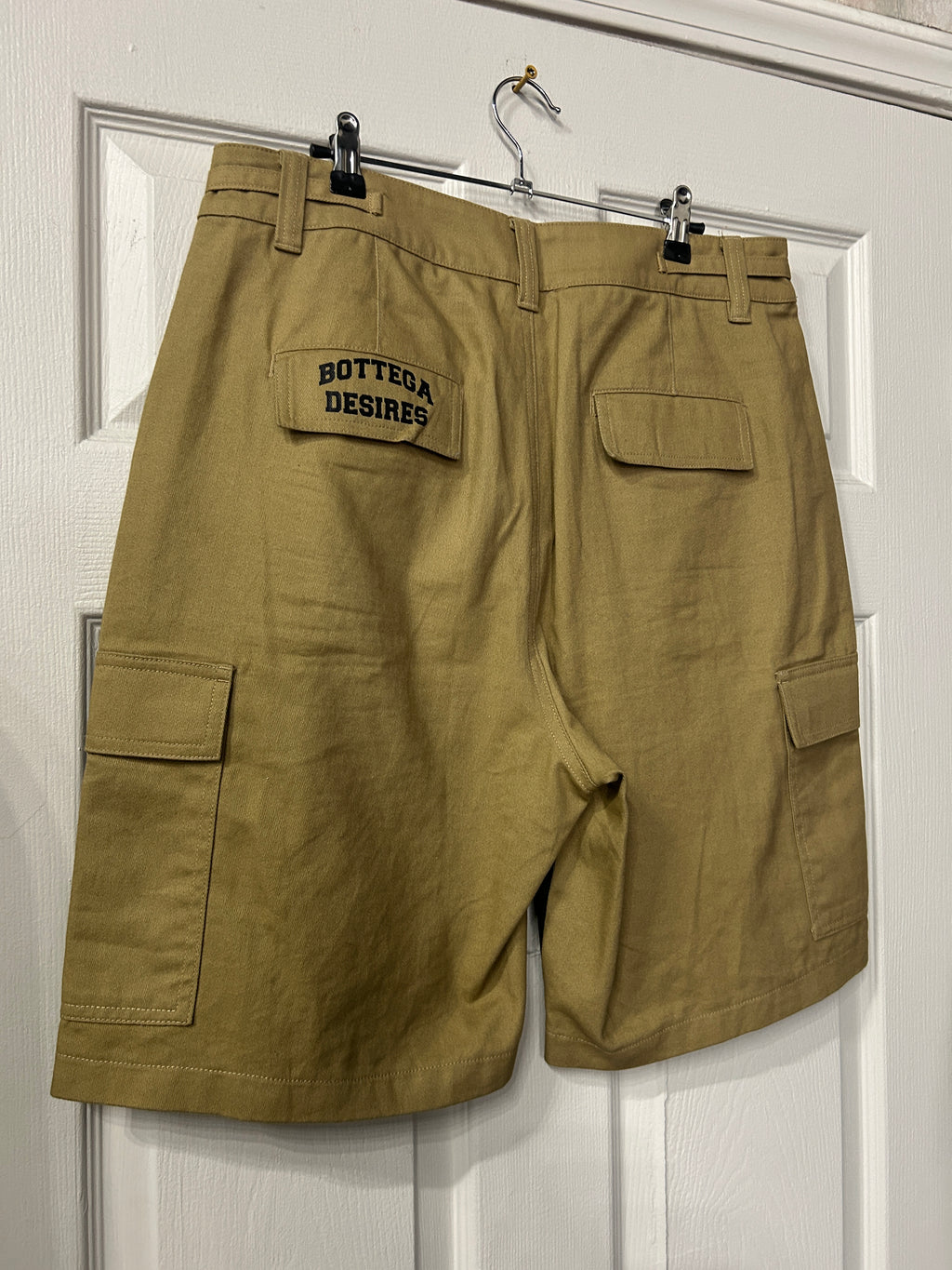 Bottega Desires Camo Shorts 34