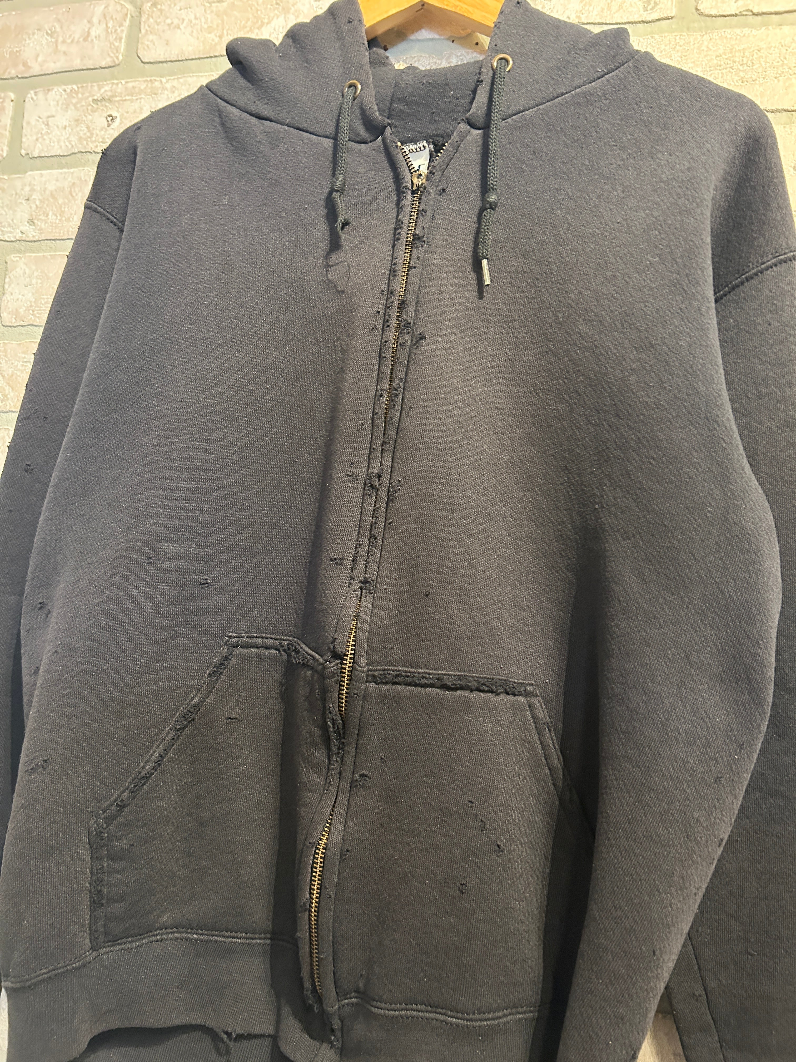 Vintage 90s Distressed Blank Hoodie