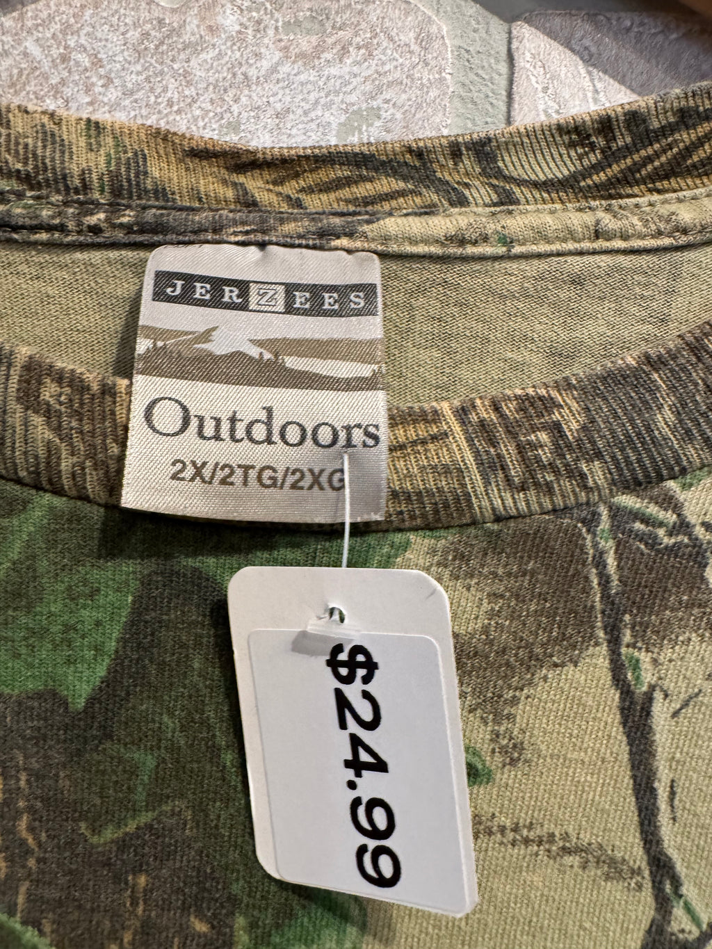 Vintage Camo Tee XXL