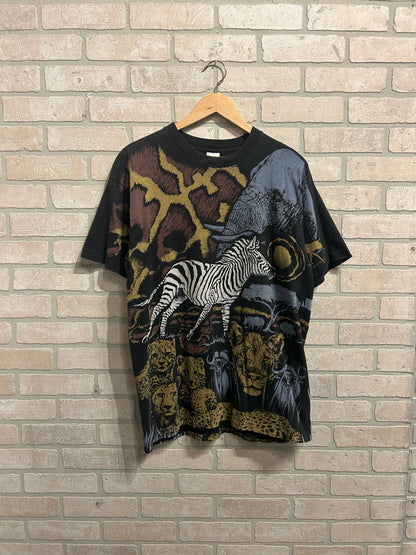 Vintage Animal AOP Tee L