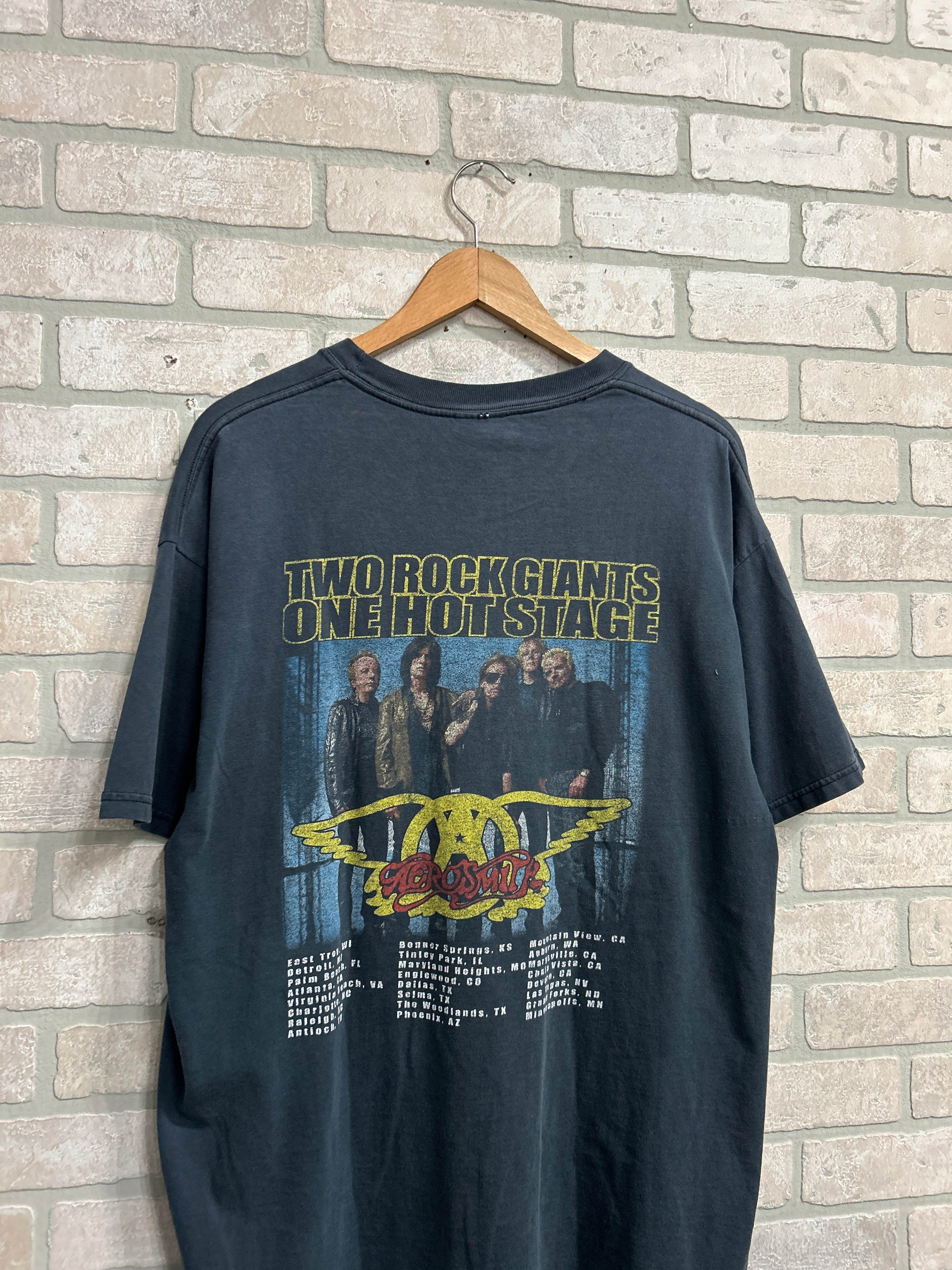 Vintage Kiss/Aerosmith Tee XL
