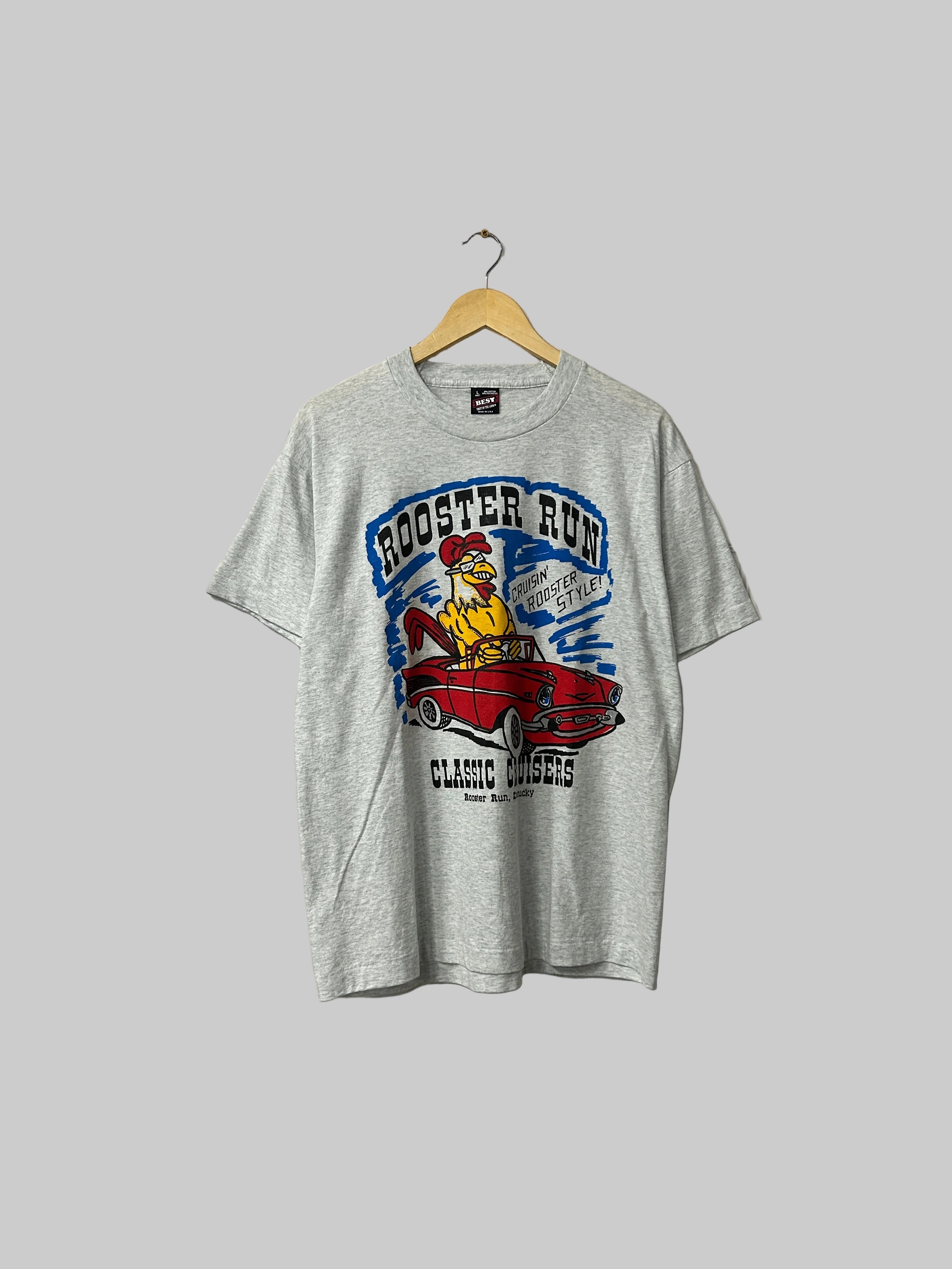 Vintage Rooster Run Tee L