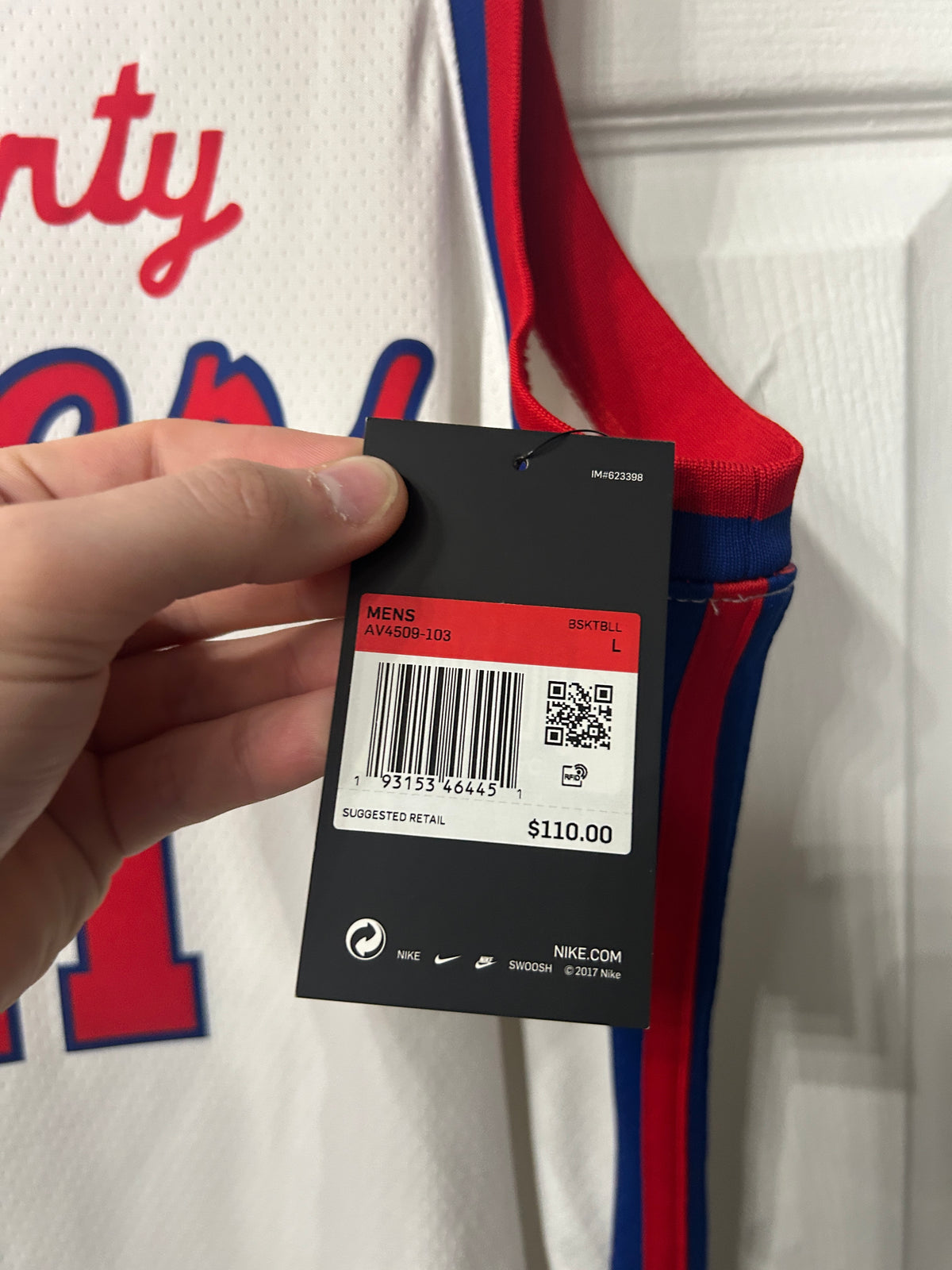 Nike 76ers Joel Embiid Jersey