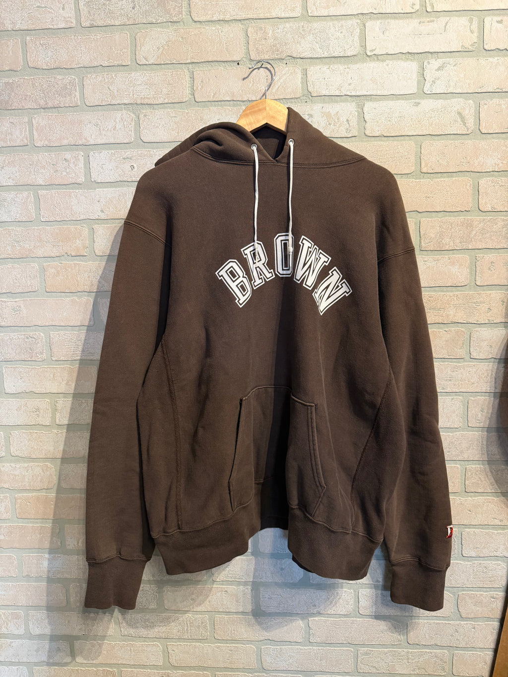 Vintage Brown Hoodie XXL