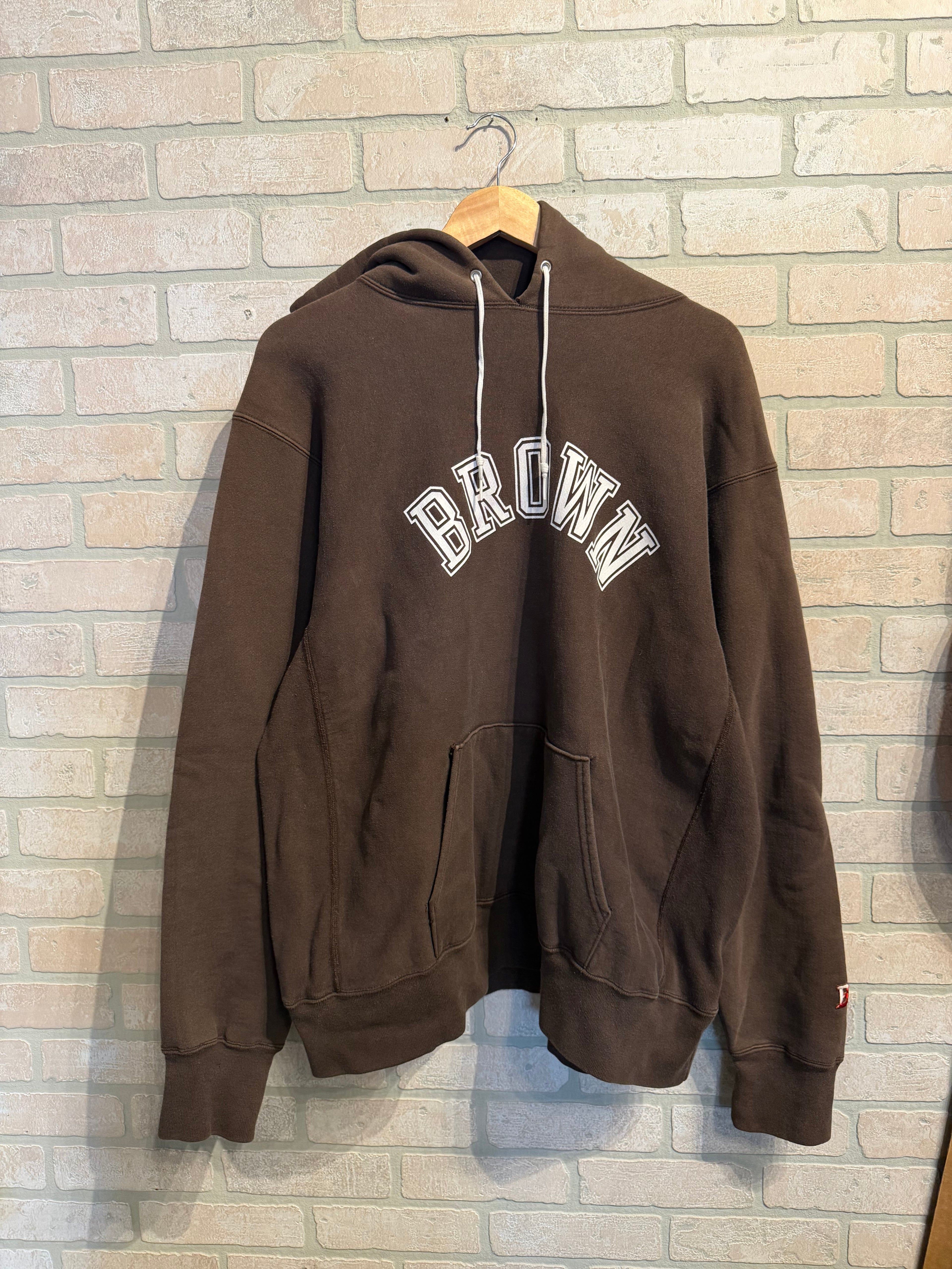 Vintage Brown Hoodie XXL