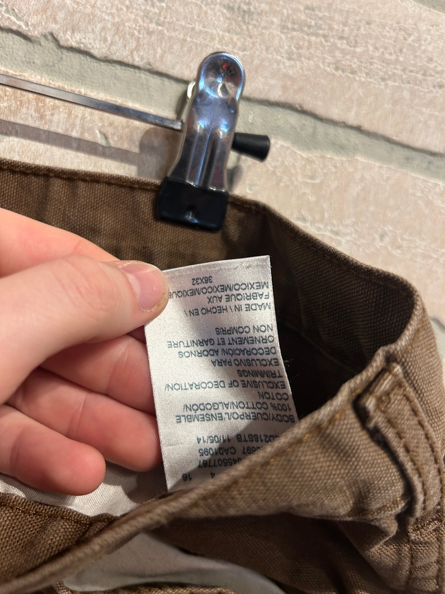 Brown Dickies Cargo Pants 38x32