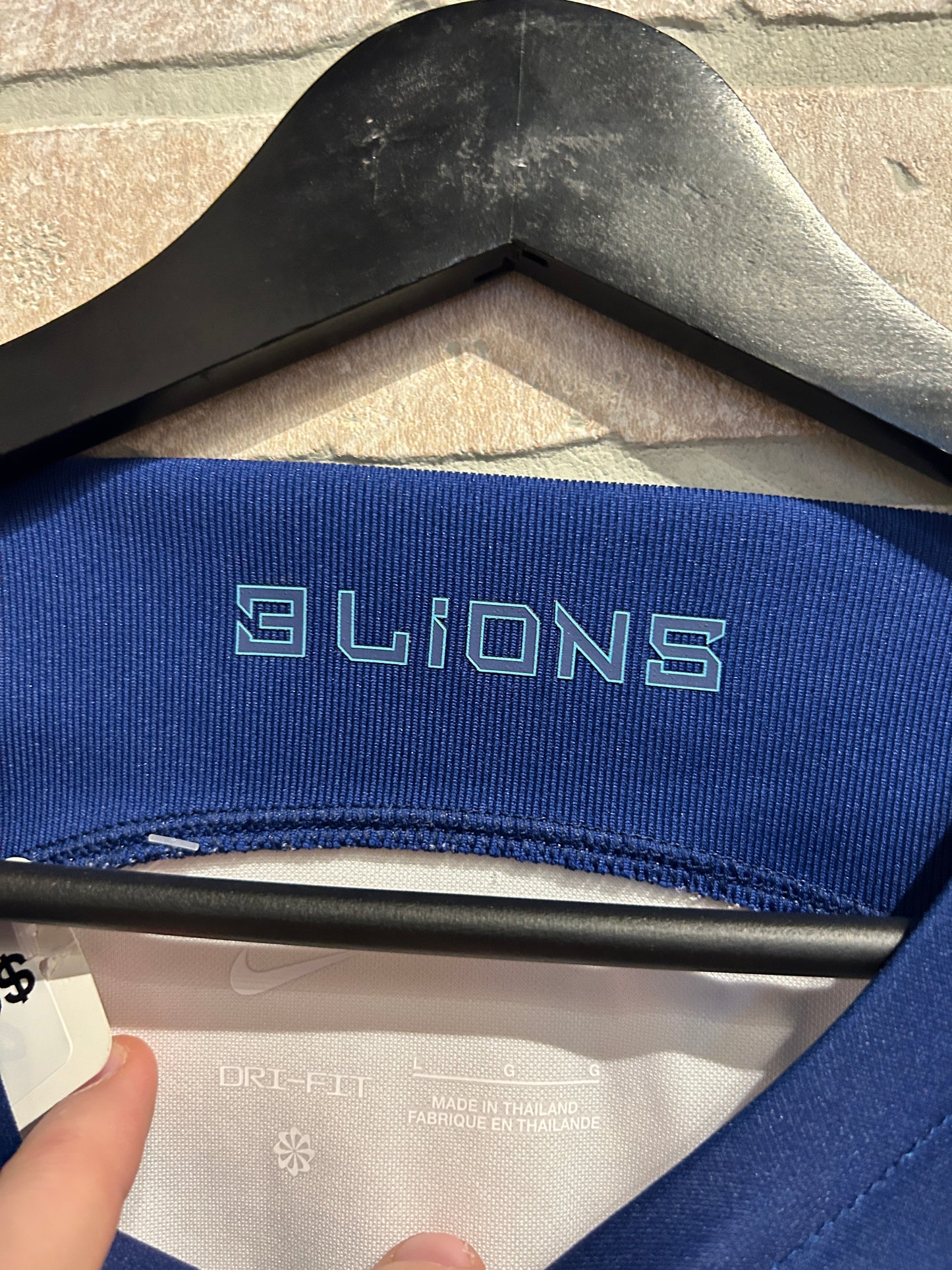 England Soccer Jersey L